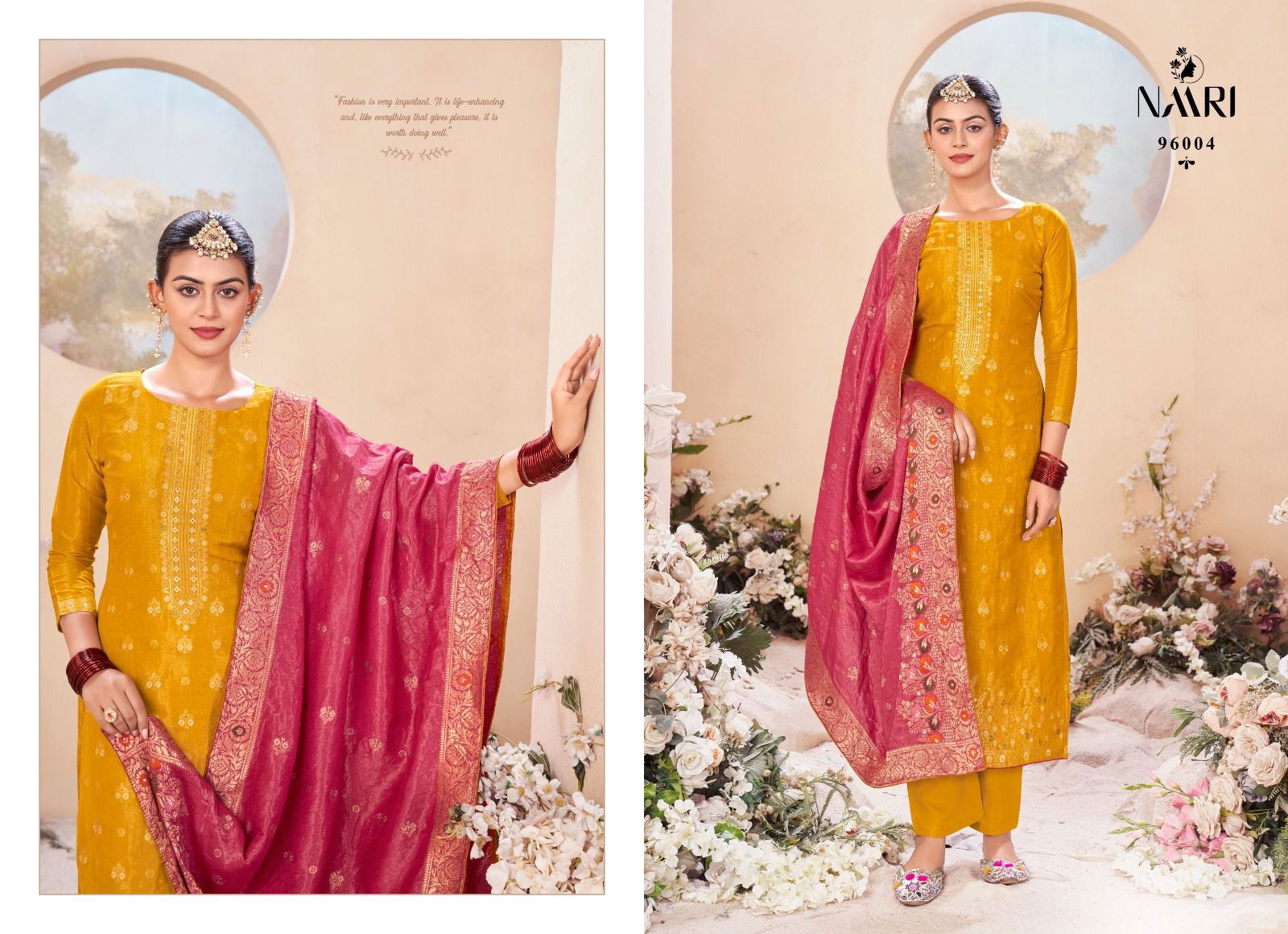 Madhura By Naari Simmer Jacquard Designer Salwar Kameez Wholesale Online
